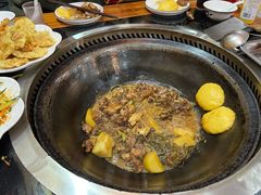 -土灶台东北大块肉烧烤(风景城邦店)