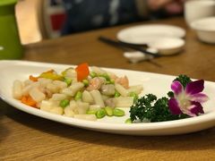 太湖虾仁炒藕芽-品大三·南京菜(大行宫店)