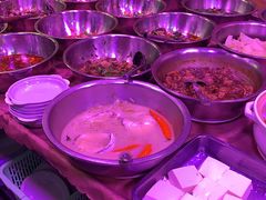 自助调料区-长平肥姐白粥·海鲜打冷