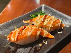 火炙帝皇蟹脚手握寿司-小川洋风料理(江汉路店)