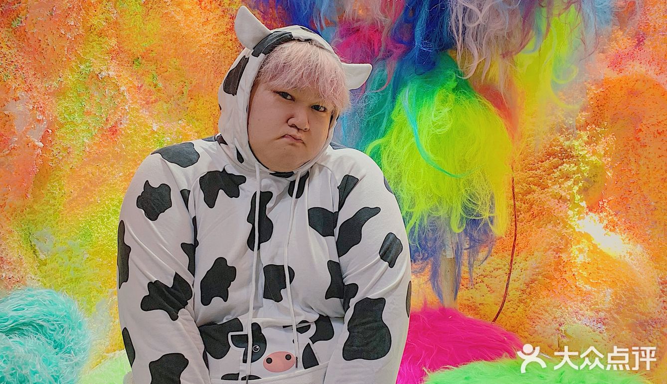 梦幻彩色毛毛绒绒咖啡馆🦄超级出片