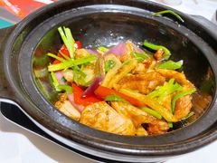姜葱沙姜炒鸡煲-春满园·早茶·粤菜·宴会(粤海店)