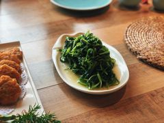 清炒鸡毛菜-川旺角川粤融合菜•海景餐厅(星海广场店)