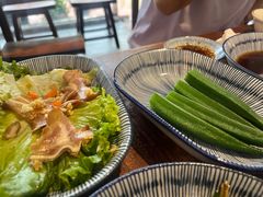 白灼秋葵-余味