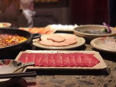 现切牛肉-椒香城门口老火锅(天府长城店)