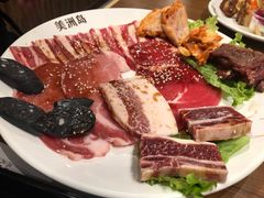 烤肉拼盘-美洲岛烤肉自助餐厅