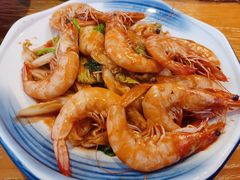 大虾烧白菜-1937青岛老味道·海肠捞饭·青岛菜(大鲍岛栈桥店)