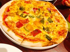 素食披萨-香格里拉鱼跃地中海西餐厅·牛排披萨