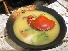 膏蟹汤面-十面欢腾·海鲜面·台式Bistro(长乐路店)