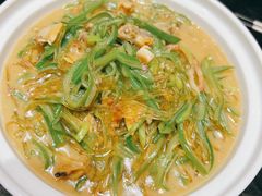 油豆角炖花甲-正德楼果木烤鸭·渔家菜(东港店)