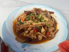 小炒豆浆皮-黄牛肉馆·皖南土菜