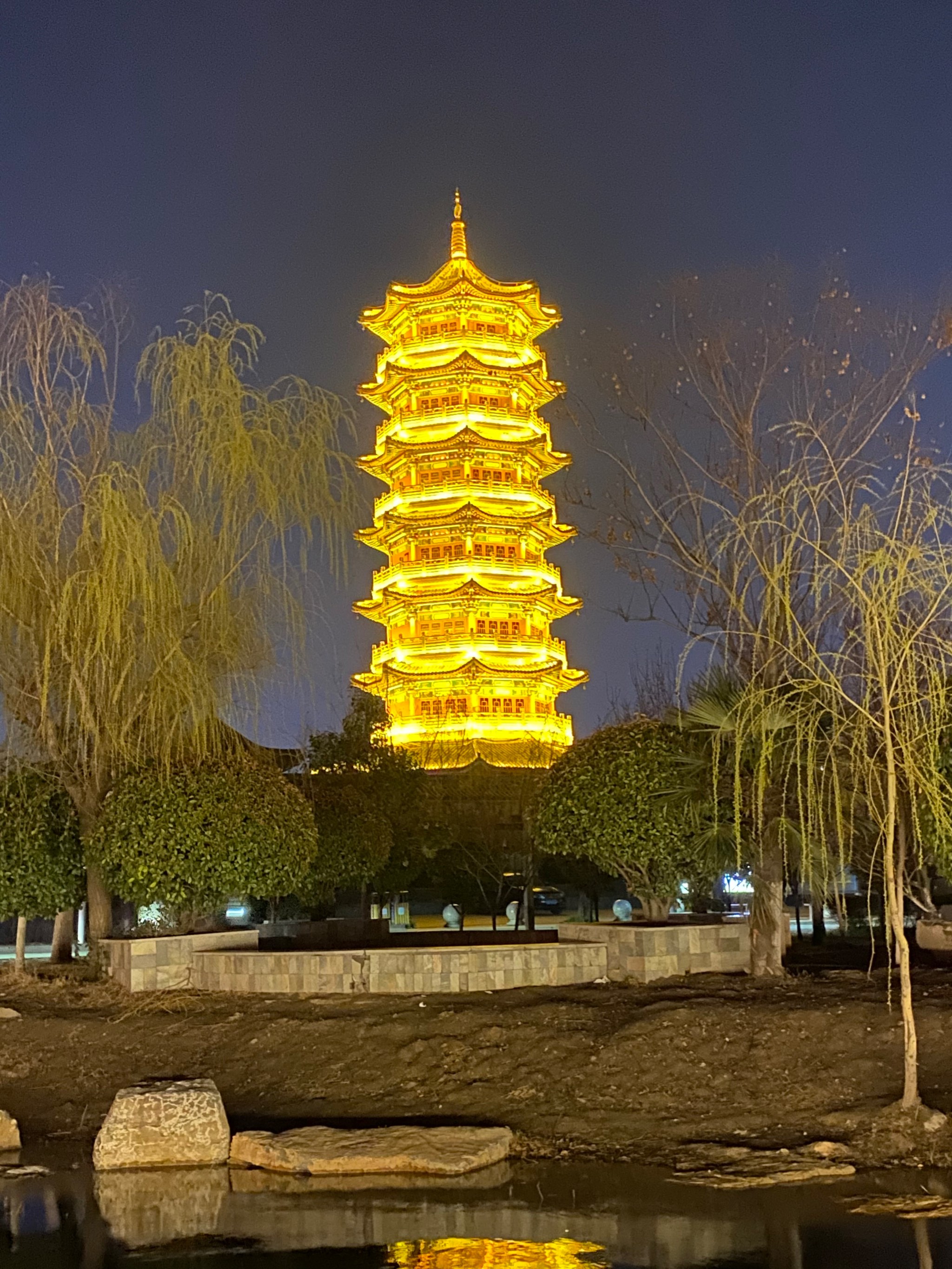 柘城夜景图片图片