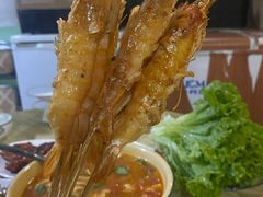 烤大虾-炙热童年·老北京炙子烤肉(南锣鼓巷店)