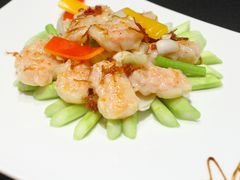 芦笋百合炒煎酿带子-玖号公馆