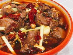 爆炒麻辣鸡血-华仔龙虾(永乐路总店)