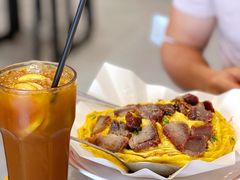 滑蛋叉烧炒河粉-有章牛杂(石厦店)