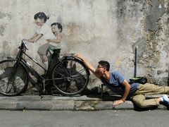 -槟城街头艺术街区