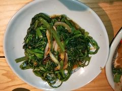 马拉盏炒通菜-大头虾越式风味餐厅(光明广场店)