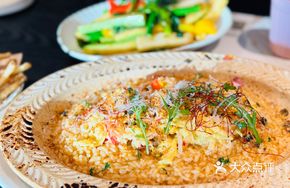 Iberico Pork Neck with Lobster Sauce Risotto