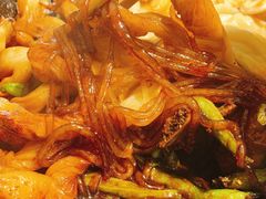 排骨豆角卷子-华盛园卷子王农家菜水库鱼