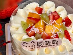 -圆鹿鹿·鲜果半糖蛋糕(常平店)
