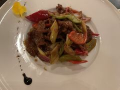 蒜香炒牛肉-铭轩中餐厅·海南菜·粤菜(亚龙湾瑞吉店)