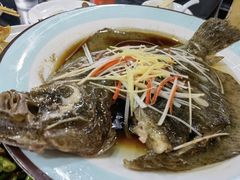 清蒸多宝鱼-金丝饭庄(金丝新天地保障性住宅小区店)