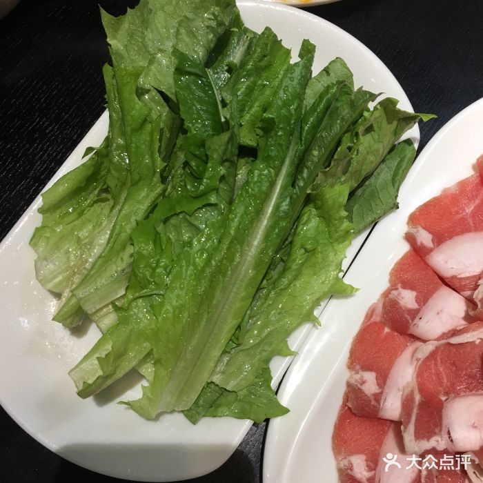 酸辣谷·古法秘制酸菜清真火锅油麦菜图片 - 第1383张