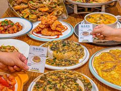 -东来菜馆•手抓海鲜家常菜•海鲜锅贴(鸽子窝店)