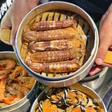 沉浸式吃饭体验，烁夜5D概念海鲜烤肉自助