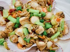 葱爆威海扇贝-郭姐·威海渔村(黄兴路店)