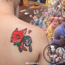 卡通-黑旗纹身