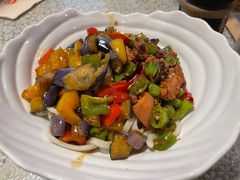 茄子肉丁鸡蛋拌面-文三里屯面馆(三里屯店)