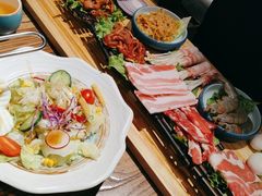 -明洞阿姨·韩式酱蟹烤肉·创意料理(三元桥店)