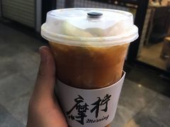 超浓手打喳男柠檬茶-摩柠手作茶室(国贸店)