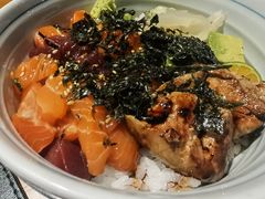 牛肉鳗蒲烧双拼饭-渔寿司·日本料理(艾尚天地店)