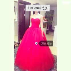 点击看大图 深白婚纱礼服-深白婚纱艺术馆(王府壹号店)