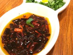现炸辣椒油-老门框爆肚涮肉(金宝街店)