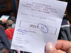 账单-Fergburger(皇后镇店)