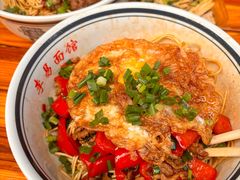 大蒜辣椒炒肉-李易面馆(树木岭店)