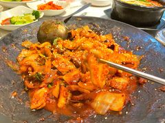 铁板八爪鱼五花肉-名家韩国料理·烤肉(瑶海店)