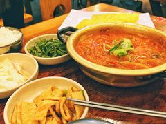 猪颈肉泡菜汤-金北顺大锅家(신사본점)