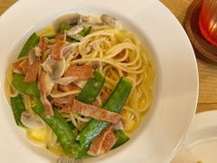 奶油蘑菇培根意面-4U CAFE(广景苑店)