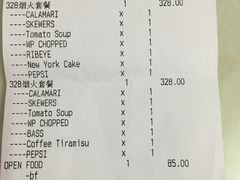 账单-WOLFGANG PUCK KITCHEN & BAR(迪士尼小镇店)