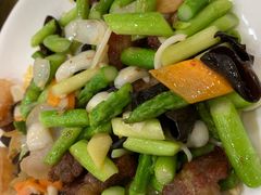 芦笋百合牛肉粒-寻味顺德·南记酒家·传统顺德菜·鱼生(广源路店)