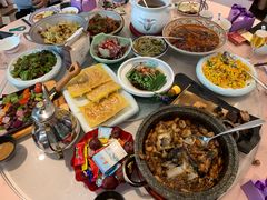 -海派美食·家宴海鲜青岛菜·石锅鲽鱼头(东方城店)