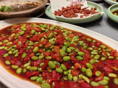 青椒毛豆臭桂鱼-金哥私房菜馆(张府园总店)