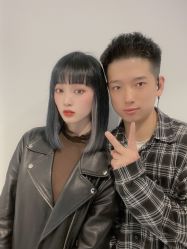 -I+造型烫发染发