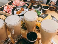大红袍珍珠奶茶-湊湊火锅·茶憩(杭州湖滨银泰in77店)