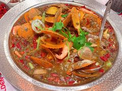 发财甜麻海鲜锅-金多鱼大排档·烤鱼·烧烤·宵夜(江南水都店)